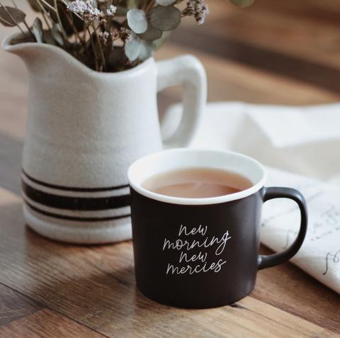  - “New Morning New Mercies” 12 oz matte mug-The Daily Grace Co.-